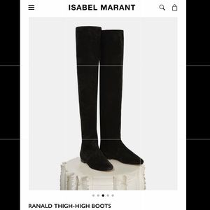 isabel marant over the knee boots never worn